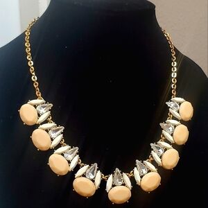 J.Crew Crystal Rhinestone Statement Necklace 🌴